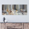 "Brown Pond Abstract Beautiful" Canvas Wall Art by Sanjay Patel, 48"x24"