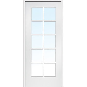 French Interior Door 10 Lite True Divided  31.5"x81.75" Right Hand In-Swing