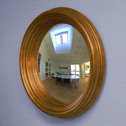 Chromo | Decorative Convex Mirror | Antique Gold - Wall Mirrors
