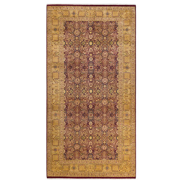 Mogul, One-of-a-Kind Hand-Knotted Area Rug Red, 6'2"x12'2"