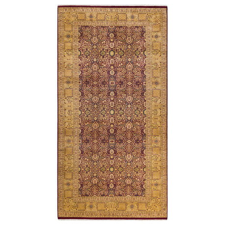 Mogul, One-of-a-Kind Hand-Knotted Runner Rug  - Red, 6' 2" x 12' 2"