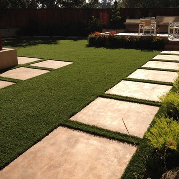Steppingstones in turf