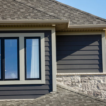 Modern Home with Clapboard Siding in Waterloo, CND