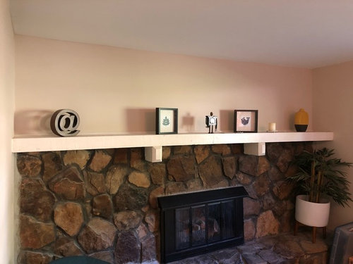 How To Remove 11 Ft Wood Floating Mantel, How To Remove Fireplace Mantel Attached Brick