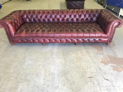 Restoration Hardware Sofas Used On, Chesterfield Leather Sofa Used