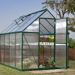 Mythos Hobby Greenhouse Kit - Nature Green - 6' x 6' - Greenhouses