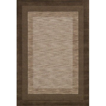 Hand Loomed 100% Wool Pile Hamilton Area Rug by Loloi, Tobacco, 7'-10" X 11'-0"