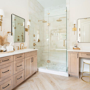 White Oak Master Bathroom