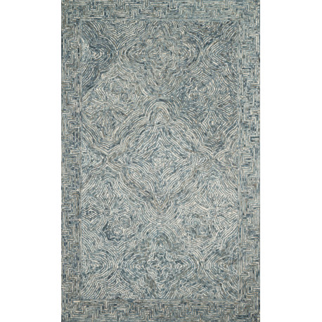 Denim Wool Ziva Area Rug, 11'6"x15'
