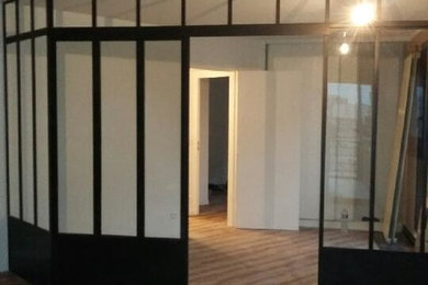 Rénovation intégrale d'un appartement de 70 m² sur Paris 19 -style industriel