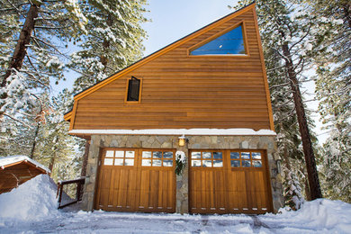 Mountain style exterior home photo in Sacramento
