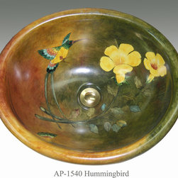 Hand Painted Drop-in Sinks by Atlantis Porcelain Art - Products