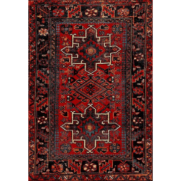 Safavieh Vintage Hamadan Vth211A Rug, Red/Multi, 6'7"x6'7" Round