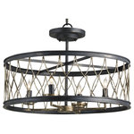Currey and Company - Currey and Company 9902 Crisscross - 4 Light Pendant - NULL
