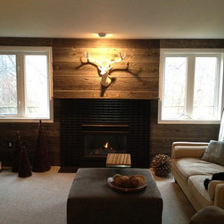 Urban Tree Salvage - Reclaimed Barn Board Feature Wall - Screens And Room Dividers