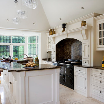 White painted kitchen