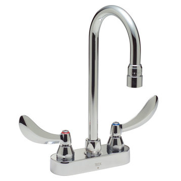Delta 1.5 GPM 2-Handle Bar Faucet, Polished Chrome