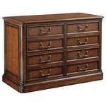 Sligh - Lanier File Chest - There are some things we need to file and maintain accessibility to in our office so this Lanier File Chest is a perfect solution with its four lockable file drawers, each accommodating legal or letter size files. Pair with the Lanier Deck for ample storage and display to make the most of you office space. The warm chestnut brown coloration on Cherry woods, and an aged brass finished hardware enhances the sophisticated traditional designs.