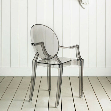 Clear Lucite Acrylic Dining Chairs