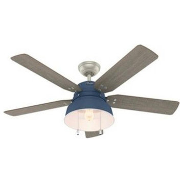 Hunter 50252 Mill Valley, 52" Ceiling Fan with Light Kit and Pull Chain