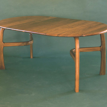 black walnut table with leaves