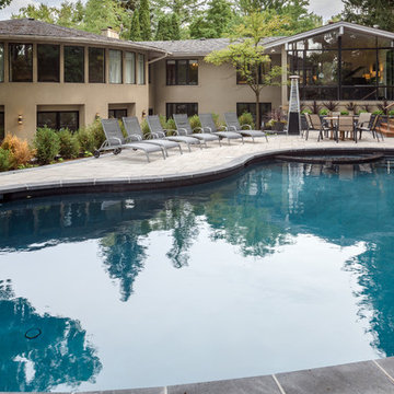 Contemporary Pool Area