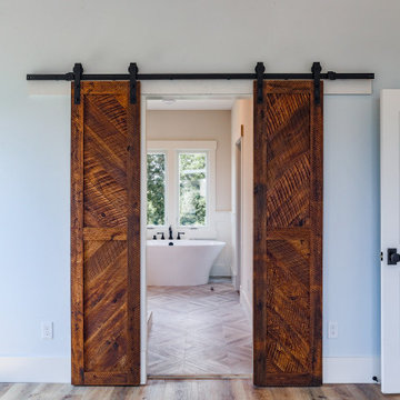 Coastal Farmhouse Barn Doors