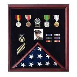 Flag and Medal Display Case - Products
