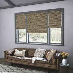 Smith & Noble Natural Woven Waterfall Shades - Window Treatments