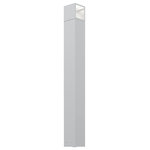 DALS Lighting - DALS Square Shaped Luminaire LED Path Light, Satin Gray - Flexibility is in full effect with this stylish LED bollard. There are different sizes and multiple finishes available to meet your every need.