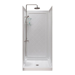DreamLine - DreamLine Shower Back Wall Kit 32" x 32" - SHBW-1434743-01 - Bath Products