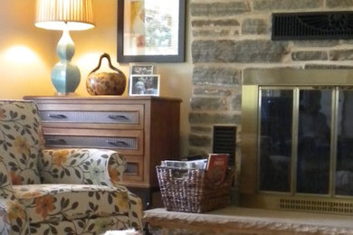 Inspiration for a timeless family room remodel in Baltimore