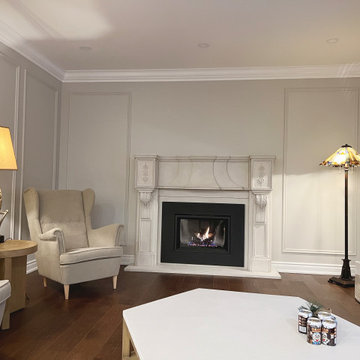 North York Load Bearing Removal Living Room Renovation