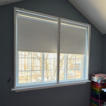 Magnetic Panels, Frame Extension, and Automated Shades