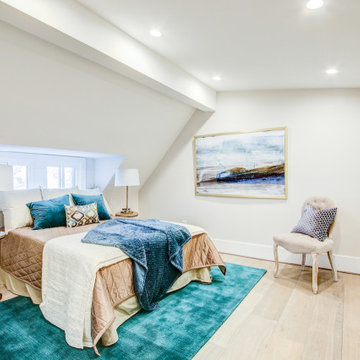 Basement remodel with bedroom space, closet space, living area,Irving