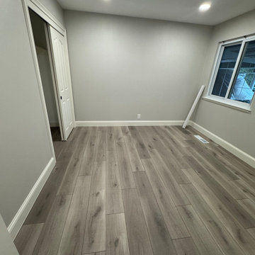 Home Remodel/ One Bath/paint/popcorn removal/LED Can lights/baseboards/Flooring