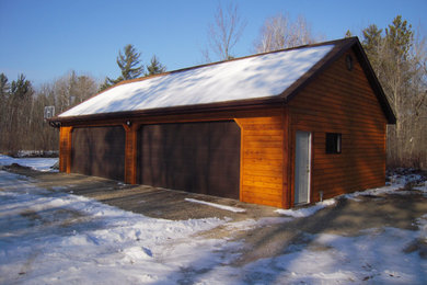 Example of a classic garage design in Other