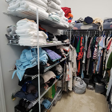 Master Walk-in Closet - Before