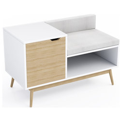 Modern Accent And Storage Benches by James Dar LLC