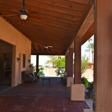 Horse barn and facilities on Happy Valley