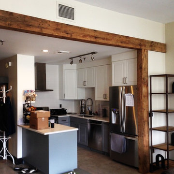 Design & Installing Reclaimed False Beams