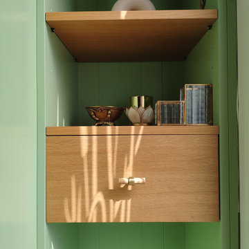 Entrée vert menthe