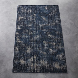 The Hill-Side disintegrated floral rug | CB2 - Baby And Kids