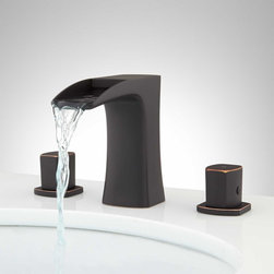 RAVANA WIDESPREAD WATERFALL FAUCET - Bathroom Sink Faucets