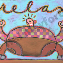 Relax - Limited Edition Humorous Print - Fine Art Prints