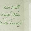 Wall Decal Art Sticker Quote Vinyl Letter Live Laugh Do the Laundry Funny LA08