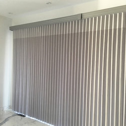 Kitchen & Breakfast Window Coverings - Vertical Blinds