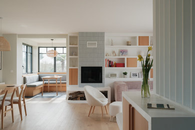 Cette image montre un salon méditerranéen.