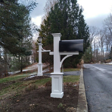 Lamp Post and Mailbox Installation