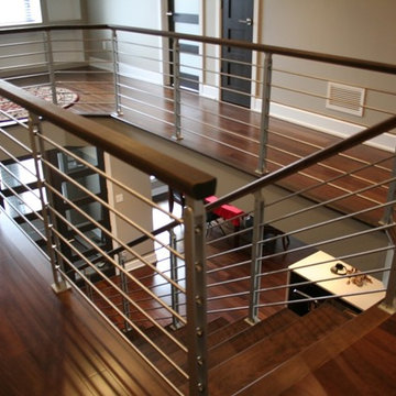 modern staircases and railings